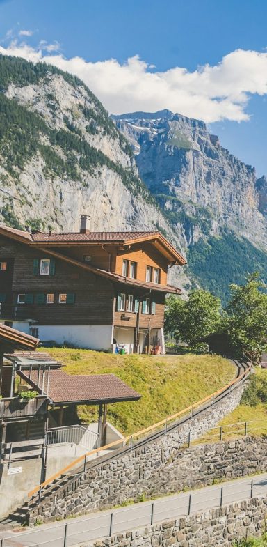 Das Lauterbrunnental im Berner Oberland Das Lauterbrunnental im Berner Oberland